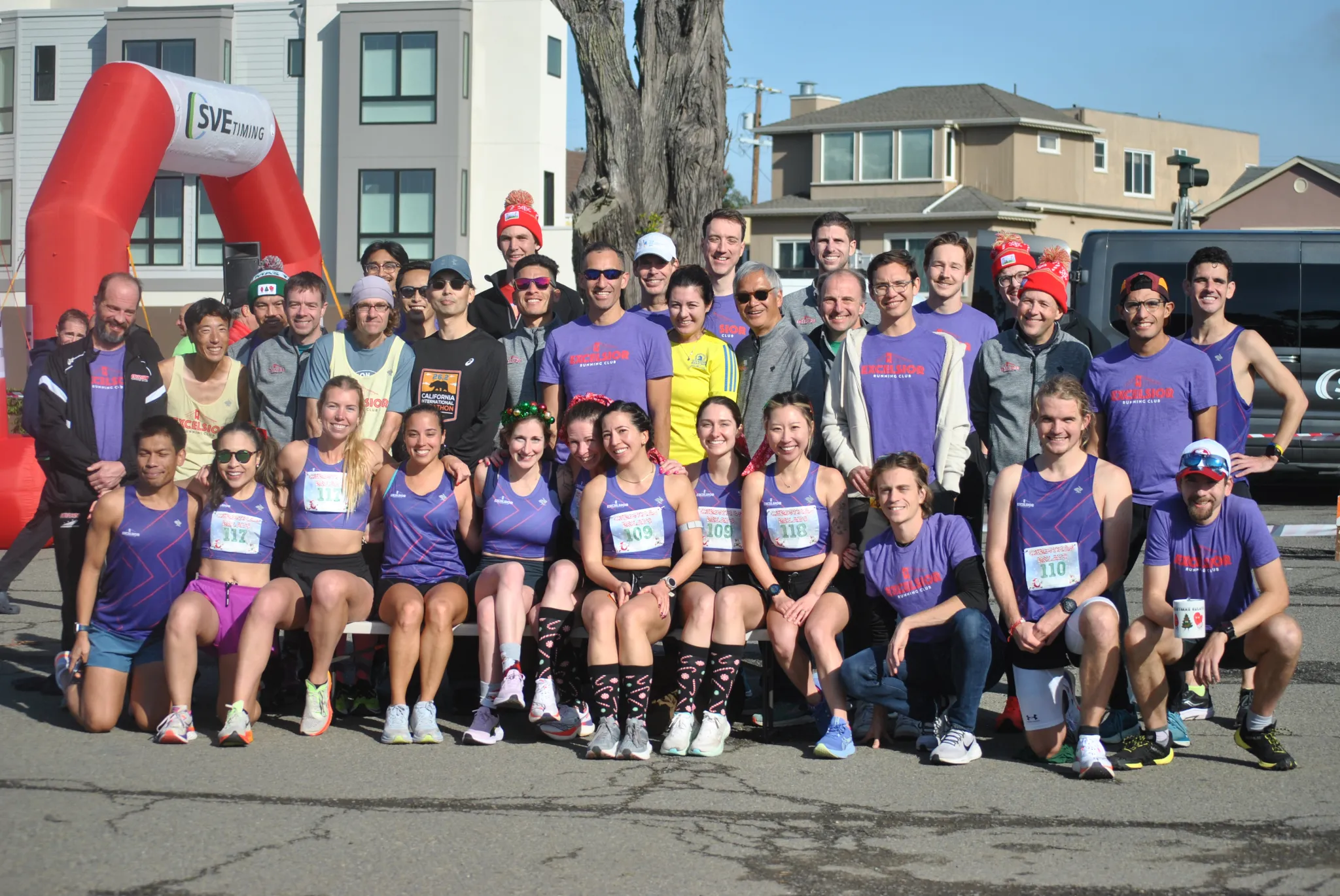 ERC team group photo at a race